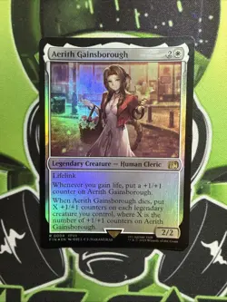 Aerith Gainsborough - Rare Holo - MTG Single - FIN 0423 Rare NM - Image 1