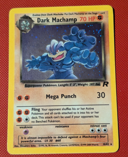 Pokemon TCG - Dark Machamp - 10/82 HOLO - Team Rocket VLP Close NM - Image 1