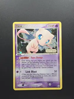 Pokemon Mew TCG Holo Rare Card 2006 EX Legend Maker 10/92 Stamped - LP Condition - Image 1