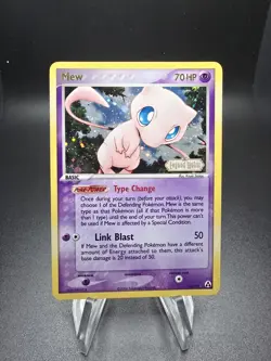 Pokemon Mew TCG Holo Rare Card 2006 EX Legend Maker 10/92 Stamped - LP Condition - Image 3