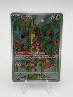 2025 Pokemon Mega Evolution Shuckle RC Illustration Rare #136/132 - Image 1