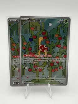 2025 Pokemon Mega Evolution Shuckle RC Illustration Rare #136/132 - Image 3