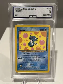 2000 Pokemon Neo Genesis Horsea AGS 9 - Image 1