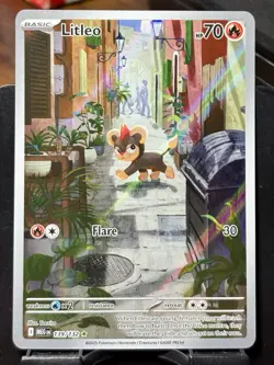 Litleo - Pokemon TCG - Mega Evolution - 139/132 - ILLUSTRATION RARE ~ NM - Image 3