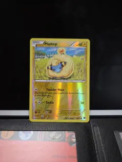 Mareep 38/114 Reverse Holo Pokemon Steam Siege 2016 Common Near Mint + - Image 1