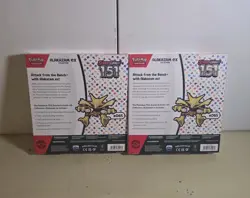Pokemon TCG Scarlet & Violet 151 Alakazam ex Collection Booster Box New 2 Boxes - Image 2