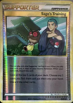 Sage's Training 85/95 Uncommon Call of Legends Reverse Holo Lightly Played - Image 1