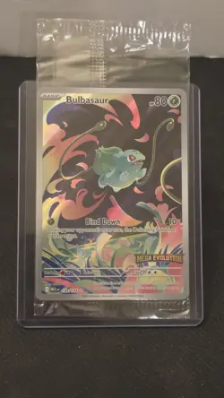 Pokemon TCG: Bulbasaur 133/132, (FULL ART) Mega Evolution HOLO STAMPED PROMO - Image 1