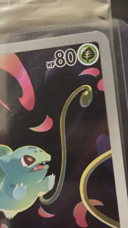 Pokemon TCG: Bulbasaur 133/132, (FULL ART) Mega Evolution HOLO STAMPED PROMO - Image 4