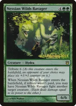 Nessian Wilds Ravager -Foil Medium Play MTG Promos: Prerelease Cards - Image 1