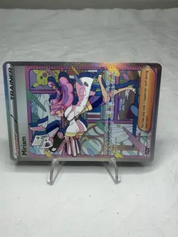 Pokemon TCG Miriam Trainer Full Art Holo Scarlet & Violet Base Set - Image 3