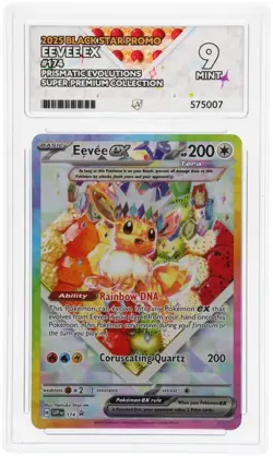ACE 9 - Eevee ex SVP174 Black Star Promo Prismatic Evolutions SPC Pokemon - Image 1