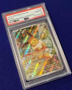 PSA 10 Eevee #173 Prismatic Evolutions ETB Promo 2025 Pokemon GEM MINT - Image 2