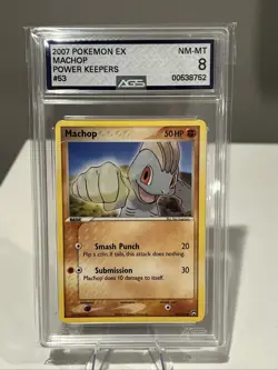 2007 Pokemon EX Machop Power Keepers AGS 8 - Image 1