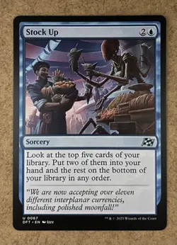 Stock Up Aetherdrift - DFT - NM MTG - Image 1