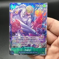 One Piece Sanji OP11-051 A Fist of Divine Speed Foil Alt Art SR NM ENGLISH - Image 2