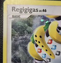Pokemon TCG Regigigas DP40 2009 Diamond & Pearl Black Star Promo Card - MP - Image 3