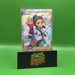 Pokemon TCG Nemona Full Art SIR Holo Card 238/091 SV Paldean Fates Near Mint - Image 1