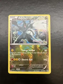 Zekrom 64/108 2015 XY Roaring Skies Pokemon Card Reverse Holo Rare - NM - Image 1