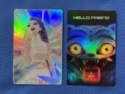 RUMI KANG McDonald’s HUNTR/X K-pop Demon Hunters RARE Holographic and Code Card - Image 1