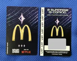 RUMI KANG McDonald’s HUNTR/X K-pop Demon Hunters RARE Holographic and Code Card - Image 2