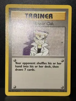 Imposter Professor Oak 73/102 WOTC Base Set Unlimited Rare Pokemon Card LP - Image 2