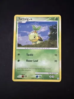 Turtwig Pokemon Card 103/130 Diamond And Pearl - Image 1