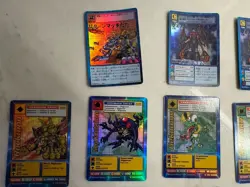 Vintage Lot Of 37 Digimon Card All Holo, 1999 & 2001, English & Japanese - Image 2