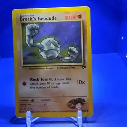 Gym Heroes Brock's Pokemon Lot 3 Cards MP/HP - Image 1