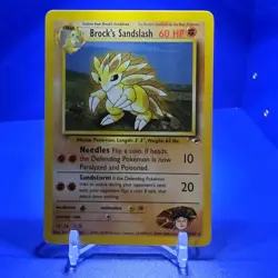 Gym Heroes Brock's Pokemon Lot 3 Cards MP/HP - Image 5