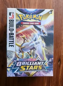Pokemon Cards Brilliant Stars Build And Battle Box 4 Booster Packs New Sealed - Image 1