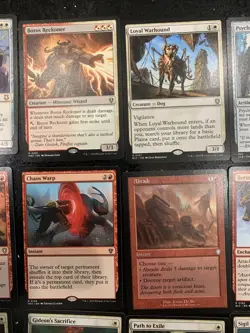 Mtg Mini Red/white Bundle: Chaos Warp, Etali, Rohirrim Chargers, Path To Exile - Image 4