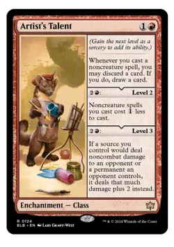1x MTG Artist's Talent - Bloomburrow Rare! NM Mint! Ships Fast - Image 1