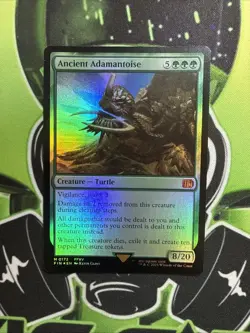 Ancient Adamantoise Foil Rare Final Fantasy M 0172 Magic The Gathering Mtg NM - Image 1