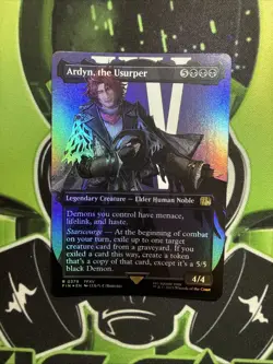 MTG - Ardyn, The Usurper (Borderless Foil) - Final Fantasy - FIN 379 - NM - Image 1