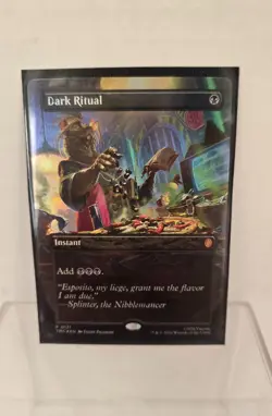 Magic the Gathering TMNT Dark Ritual Borderless Foil Promo *Near Mint* - Image 1