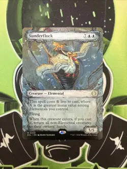 MTG Sunderflock SHOWCASE 0309 ECL borderless fable. NM - Image 1