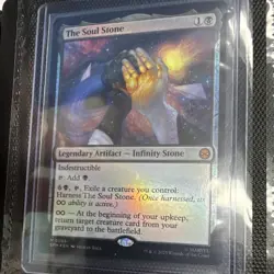 Magic: The Gathering The Soul Stone Legendary Artifact Marvel Foil Black - Image 1