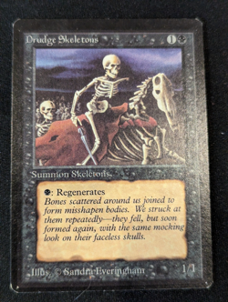 Drudge Skeletons - Beta - Common - LP - MTG - Magic the Gathering - Black - Image 1