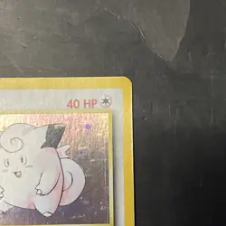 Clefairy 5/102 Holo Rare Base Set Pokemon Card Vintage WOTC Unlimited - Image 3