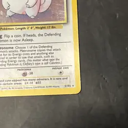 Clefairy 5/102 Holo Rare Base Set Pokemon Card Vintage WOTC Unlimited - Image 4