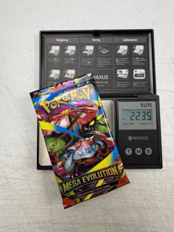 HEAVY 22.35g Pokemon TCG Mega Evolution Booster Pack SEALED - Image 1