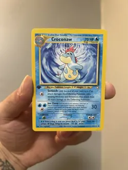 Pokemon Card Croconaw Neo Genesis 1st Edition Uncommon 31/111 Near Mint - Image 1