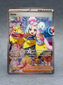 Pokemon - 269/193 Iono SV02 Paldea Evolved Special Illustration Rare Holo NM TCG - Image 1