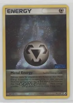 Metal Energy Reverse Foil Pokemon EX Unseen Forces #97 2005 - Image 1