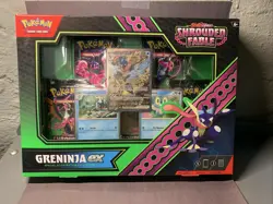 Pokemon TCG Shrouded Fable Greninja EX Special Illustration Collection Box - New - Image 1