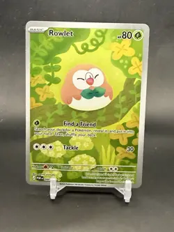 Pokemon Perfect Order Rowlet 090/088 Illustration Rare NM English - Image 1