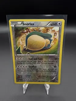 Snorlax Reverse Holo Rare XY - Fates Collide 77/124 NM - Image 1