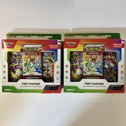 2x Pokemon TCG First Partner Illustration Collection Series 1 New Sealed - Image 1