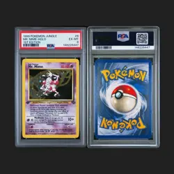 1999 POKEMON JUNGLE 1ST EDITION #6 MR. MIME-HOLO PSA 6 - Image 1